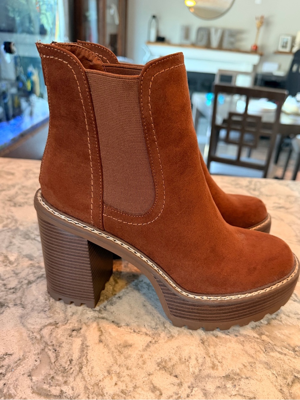 Madden Girl Brown Suede Boots